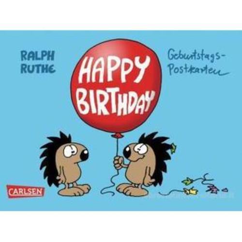 Ralph Ruthe - Shit happens - Geburtstagspostkarten